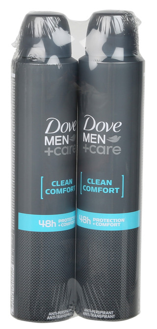 Thumbnail 1: DOVE 2 Pk Men's Clean Comfort Deodorant Spray Set 
