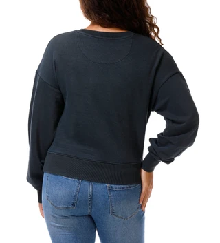 Thumbnail 3: Wrangler Juniors Western Graphic Crop Crew Neck Sweater 