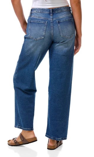 Thumbnail 3: Celebrity Pink Juniors Low-Rise Baggy Jeans 