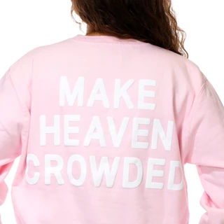 Thumbnail 3: Inspired Culture Juniors Inspirational Cross Graphic Crew Neck Sweater 
