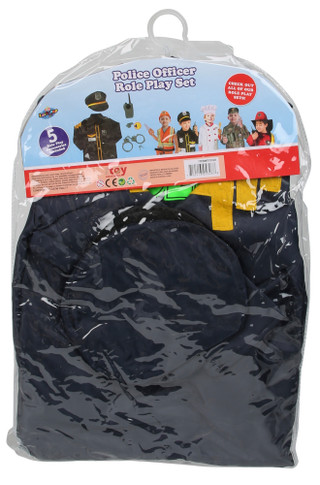 Thumbnail 2: Brooklyn Lollipop 5 Pc Police Officer Role Play Set Halloween Costume 