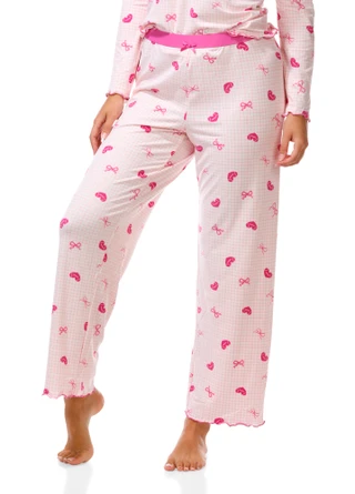 Thumbnail 4: Madden Girl Juniors 2 Pc Pajama Shirt & Pants Set 