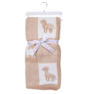 Thumbnail 1: Little Me 30x40 Luxe Chenille Patchwork Blanket 
