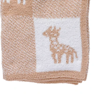 Thumbnail 2: Little Me 30x40 Luxe Chenille Patchwork Blanket 
