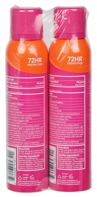 Thumbnail 2: Lume 2 Pk Sweat Control Deodorant Spray 