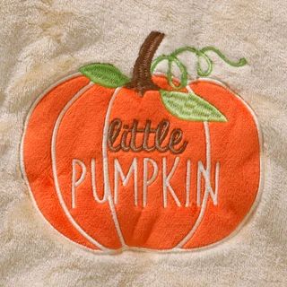 Thumbnail 2: Baby Essentials 2 Pc Little Pumpkin Baby Blanket & Photo Frame 
