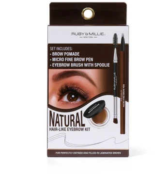Thumbnail 1: Ruby & Millie Natural Hair-Like Eyebrow Kit 