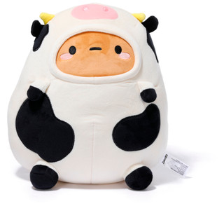 Thumbnail 1: Smoko 11 in Cow Tayto Midi Mochi Soft Plush Toy 