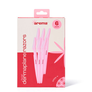 Thumbnail 1: Arema 6 Pk Facial Dermaplane Razors 