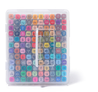 Thumbnail 2: Artify 120 Pc Premium Dual Tip Alcohol Markers with Carry Case 