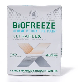 Thumbnail 1: Bio Freeze  4 Pk Ultra Flex Maximum Strength Patches  