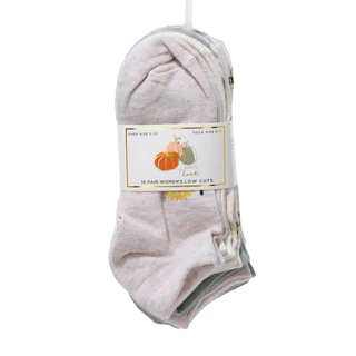 Thumbnail 1: Women's 10 Pk Fall Seasonal Low Cut Socks 