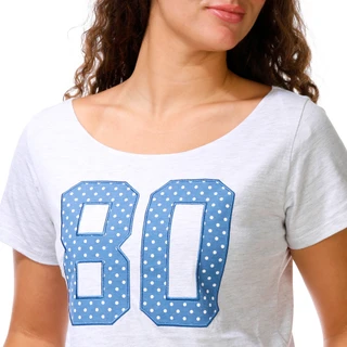 Thumbnail 3: Organic Collective Juniors Polka Dot 80 Off Shoulder Crop Tee 