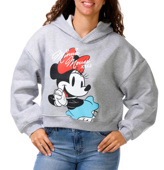 Thumbnail 1: Minnie Mouse Juniors Crop Minnie Signature Hoodie 