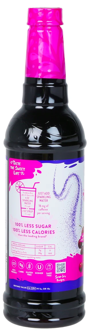 Thumbnail 2: Jordan's Skinny Mixes 25.4 oz Cherry Cola Syrup 
