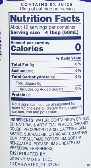 Thumbnail 3: Jordan's Skinny Mixes 25.4 oz Cherry Cola Syrup 