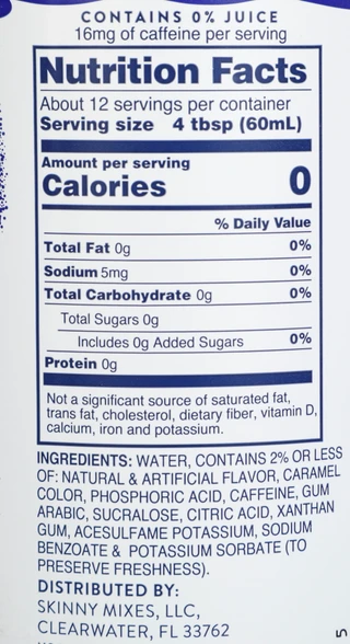 Thumbnail 3: Jordan's Skinny Mixes 25.4 oz Cherry Cola Syrup 
