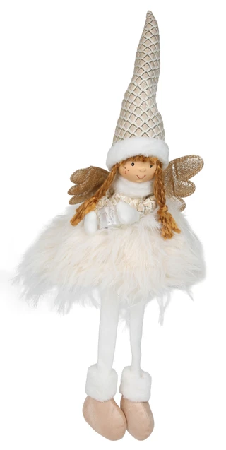 Thumbnail 2: Magical Season 27 in LED Christmas Shelf Sitter Angel with Candle Decor 
