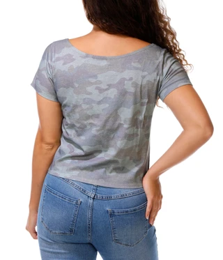 Thumbnail 3: Organic Generation Juniors Jesus Psalm Boat Neck Tee 