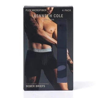 Thumbnail 1: Kenneth Cole Men's 4 Pk Flex Comfort Performance Boxer Briefs 