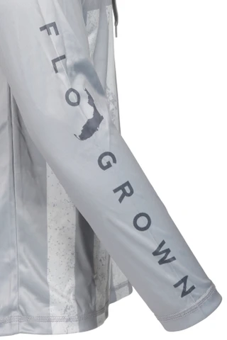 Thumbnail 3: FloGrown Men's Long Sleeve Drawstring Hooded Performance Shirt 