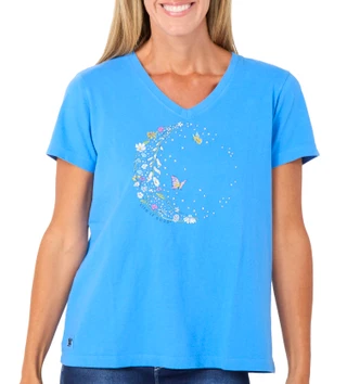 Thumbnail 1: Life is Good Women's Blooming Wildflower Top 