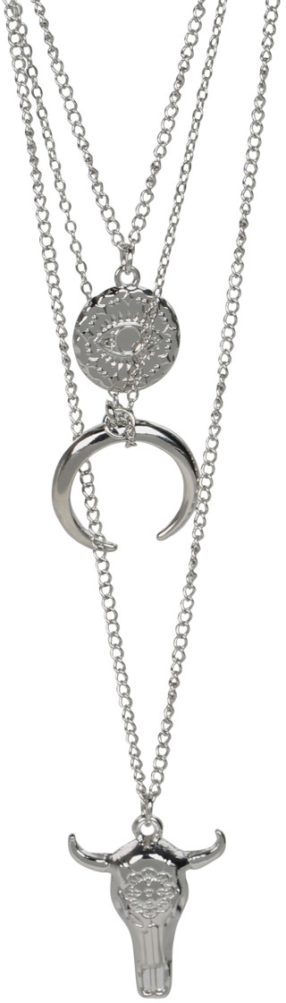 Thumbnail 2: YMI Layered Western Pendant Necklace  