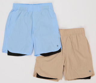 Thumbnail 1: RBX 2 Pk Boys Shorts w/ Base Layer Doeskin Canal  