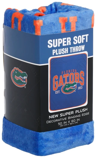 Thumbnail 1: Florida Gators 50x60 Super Soft Plush Throw 