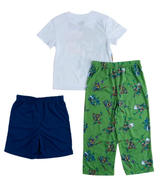 Thumbnail 2: Nickelodeon 3 Pc Toddler Boys Short Sleeve Pant & Shorts Set 