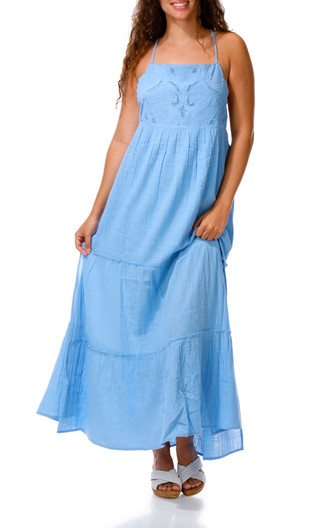 Thumbnail 1: O'Neill Juniors' Lisbon Halter Maxi Dress  