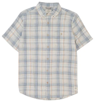 Thumbnail 1: Weatherproof Vintage Men's Short Sleeve Plaid Button Up Shirt 