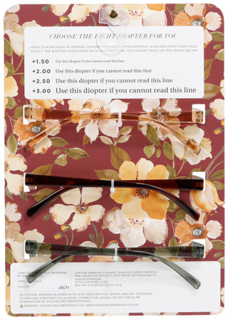 Thumbnail 2: JONES NEW YORK Women's 3 Pk Squared Designer Reading Glasses 