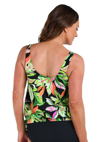 Thumbnail 3: Maxine of Hollywood Women's Blouson Swim Tankini 