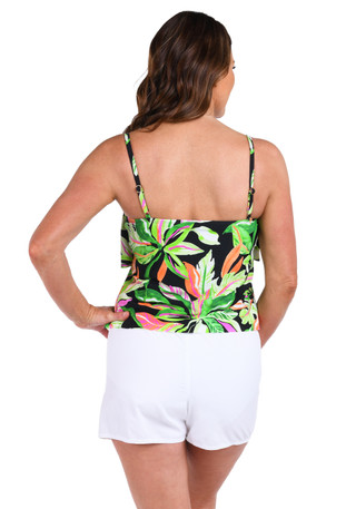 Thumbnail 3: Maxine of Hollywood Women's Double Tier Swim Tankini 