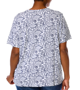 Thumbnail 2: Coral Bay Plus Toggle Grommet Under The Sea Print Tee 