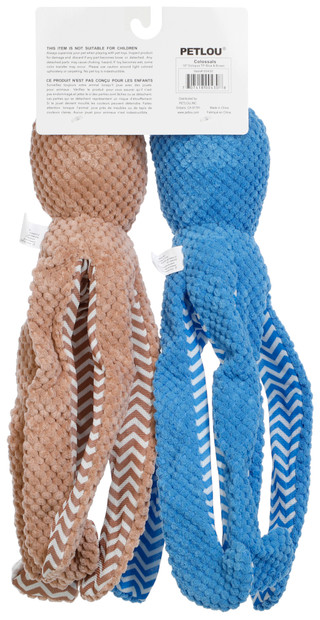 Thumbnail 2: Petlou 2 Pk Octopus Pet Toys 