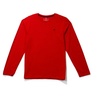 Thumbnail 1: TOMMY BAHAMA Men's Long Sleeve Tiny Logo Tee  