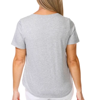 Thumbnail 2: Coral Bay Petite Scoop Flamingo Duo Bling Tee 