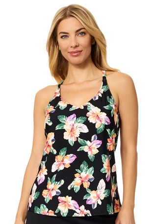 Thumbnail 1: Leilani Women's Racer Back Swim Tankini 