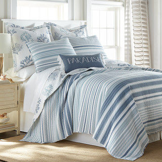 Thumbnail 1: Levtex Home Levtex Home Truro Reversible Quilt Set 
