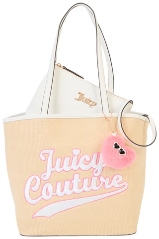 Thumbnail 1: Juicy Couture 2 Pc Free to be Juicy Tote Bag Set with Pouch 