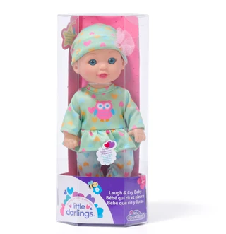 Thumbnail 1: New Adventures Little Darlings Laugh & Cry Baby with Sounds 
