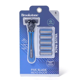 Thumbnail 1: Brookstone Men's Five Blade Razor 
