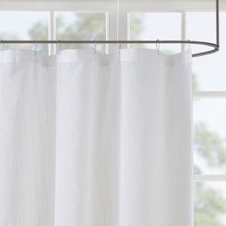 Thumbnail 6: Madison Park Madison Park Anna Sheer Shower Curtain 
