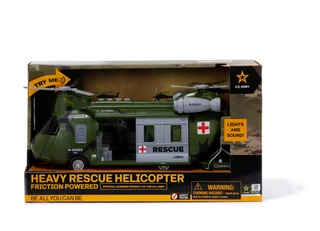 Thumbnail 1: Brooklyn Lollipop U.S. Army Heavy Rescue Helicopter Toy 