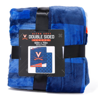 Thumbnail 1: Virgina Cavaliers 60x70 Virgina Cavaliers Double-Sided Plush Blanket 