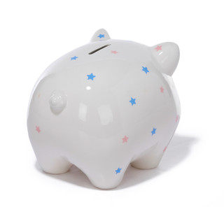 Thumbnail 3: BLUE SKY Welcome To The World Piggy Bank 