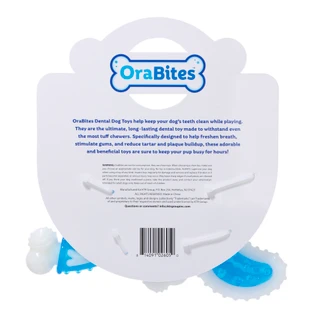 Thumbnail 2: OraBites 2 Pk Teeth-Cleaning Dog Toys 