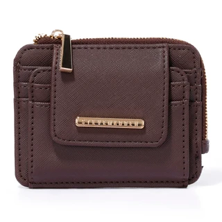 Thumbnail 1: Steve Madden Harpe Logo Card Case with ID Window & Zippered Pouch 